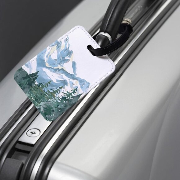 Passport Holder Set,Passport Holder and Luggage Tag,Cover for Men and Women,Wall - Picture 8 of 8